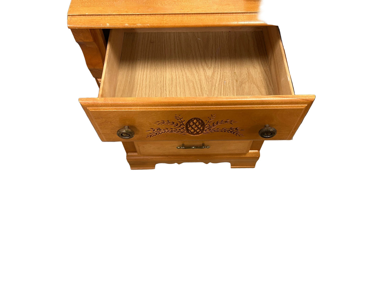 Vintage Maple Wood Writing Desk