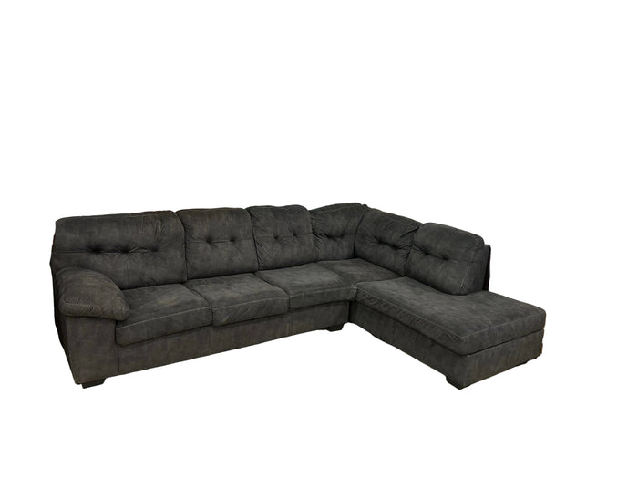 Dark Grey 2-Piece Sectional