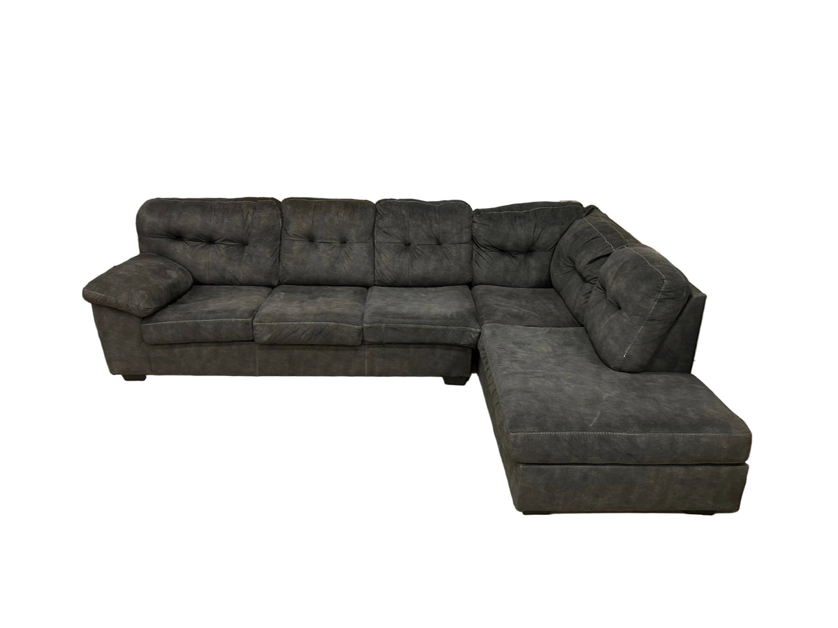Dark Grey 2-Piece Sectional