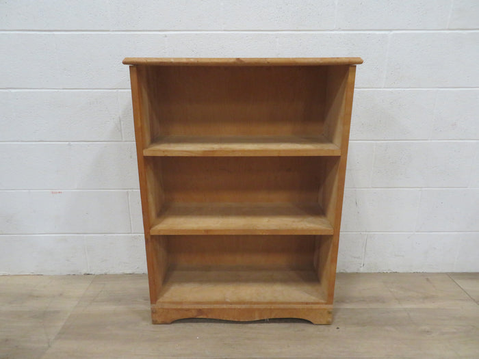 Pine Three Shelf Book Case