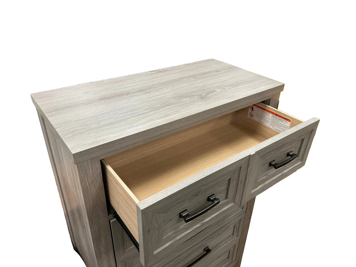 Rustic Grey 5-Drawer Chest