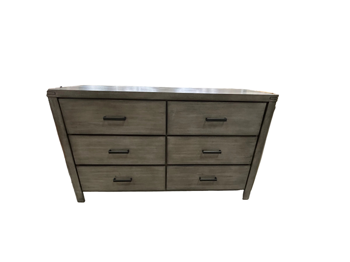 Smokey Grey 6-Drawer Dresser