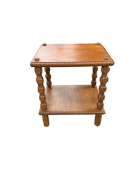 Oak 2-Tier Side Table