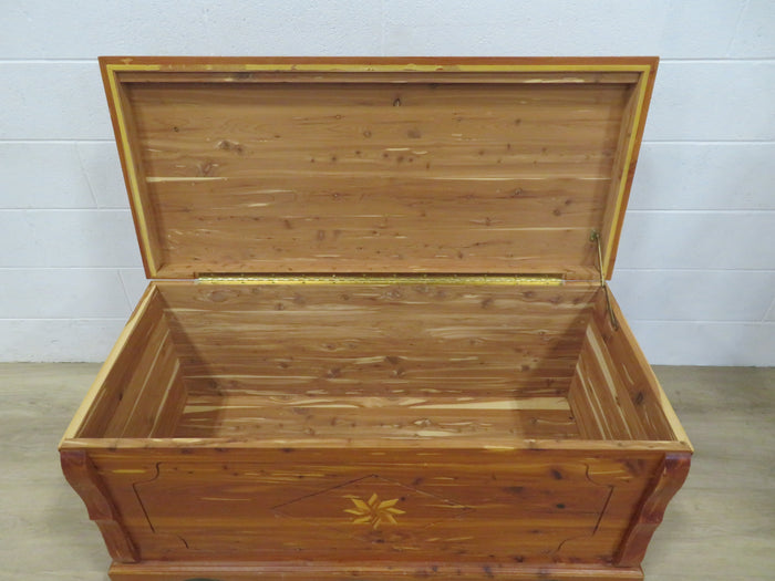 Knotty Pine Cedar Lined Chest Bench