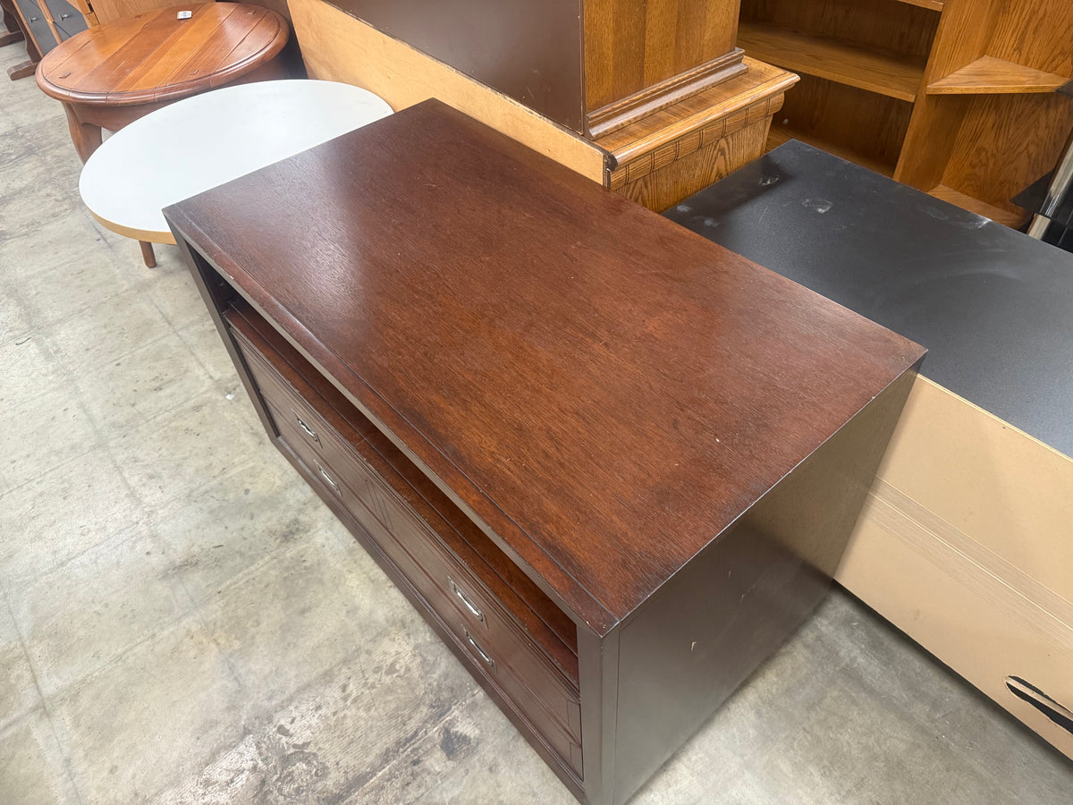 Espresso Wood Brown Media Console