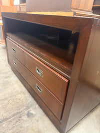 Espresso Wood Brown Media Console
