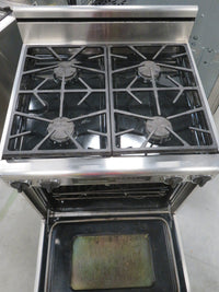 30"W Dacor 4 Burner Gas Stove