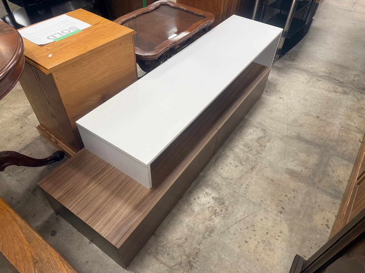 Modern Two-Tone TV Stand