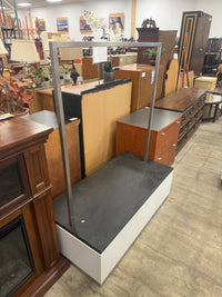 Modern Display Counter with Metal Frame