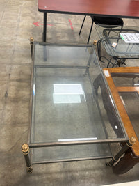 Vintage Two-Tier Brass Coffee Table