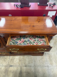 Dark Caramel Brown 4-Drawer Dresser