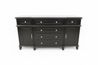 Dark Brown Cappuccino-Finished Dresser