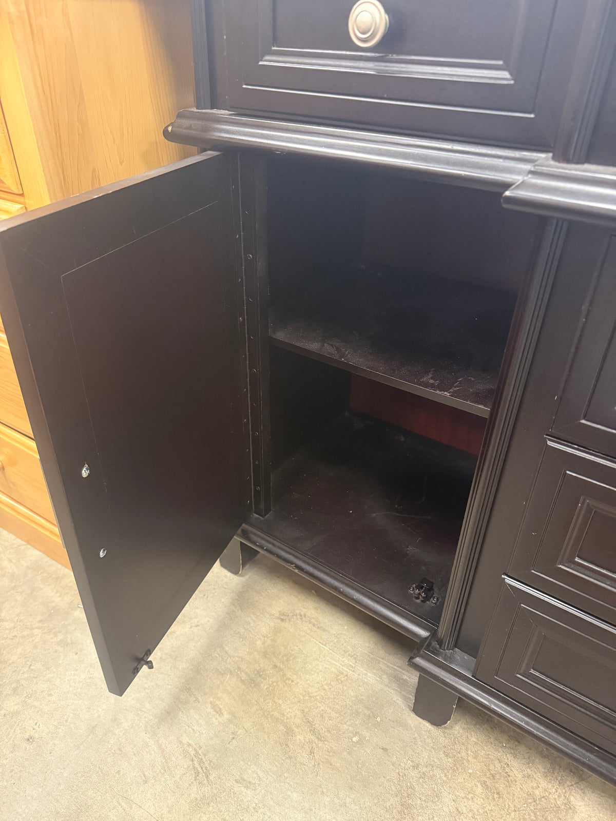 Dark Brown Cappuccino-Finished Dresser