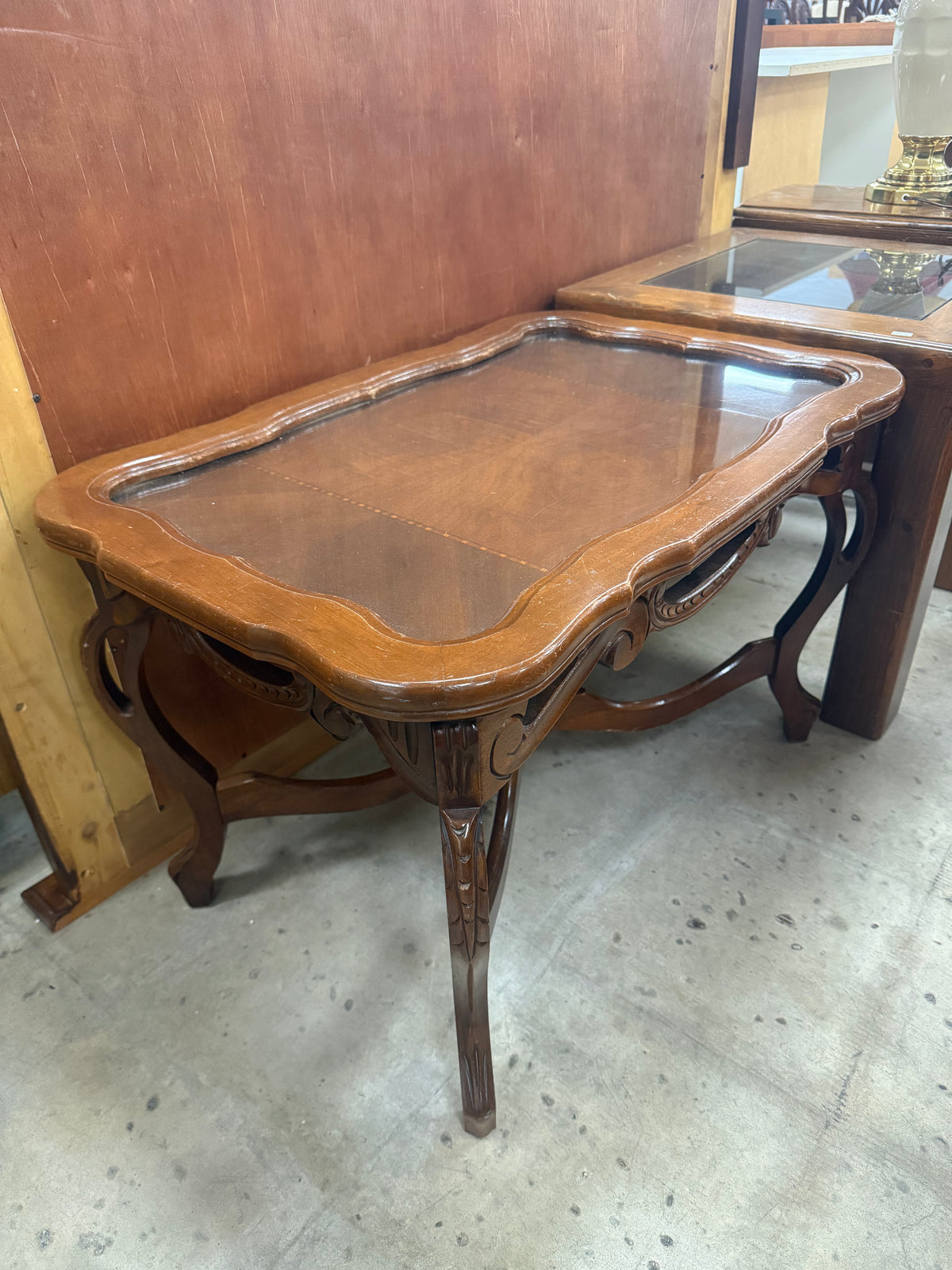 French Country-Styled Wooden Coffee Table