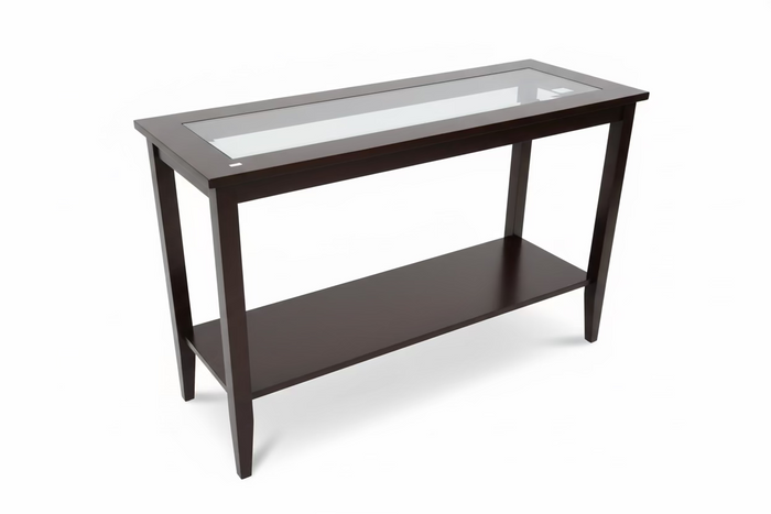 Dark Espresso Wood Console Table