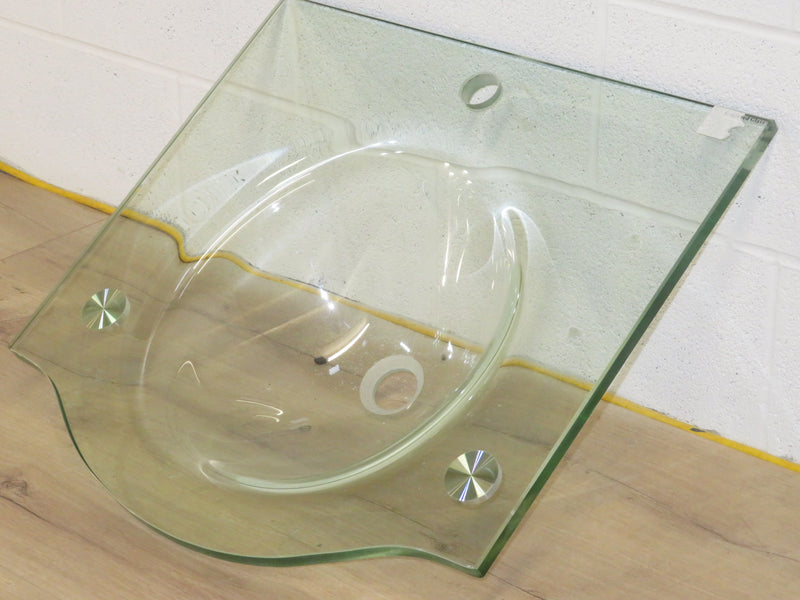 24"W Tempered Glass Sink