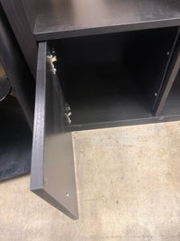 Black-Brown Cube Shelving Unit