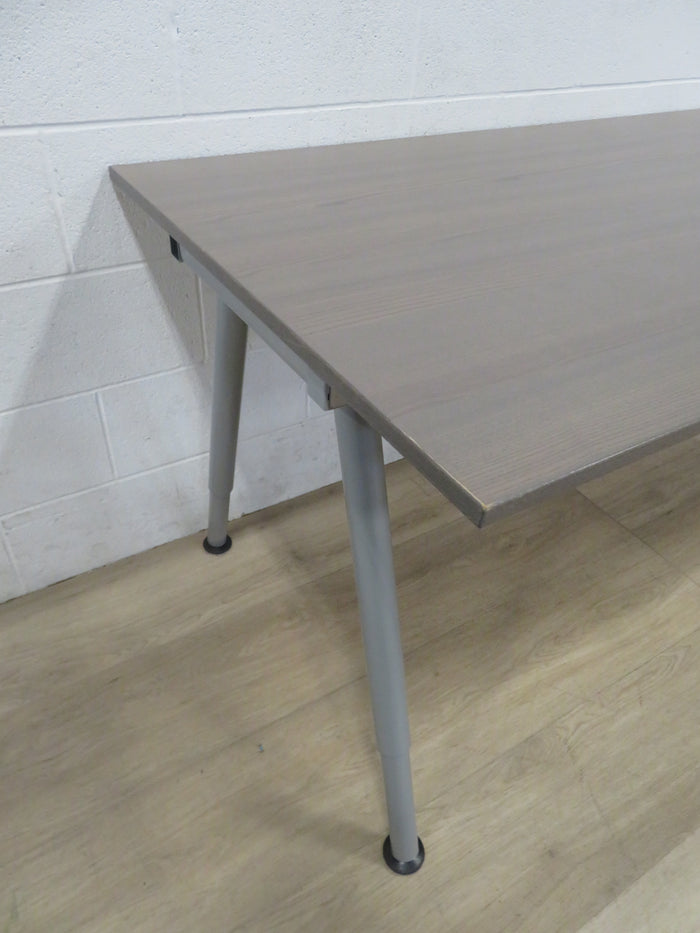 Office Desk with Adjustable Metal Legs