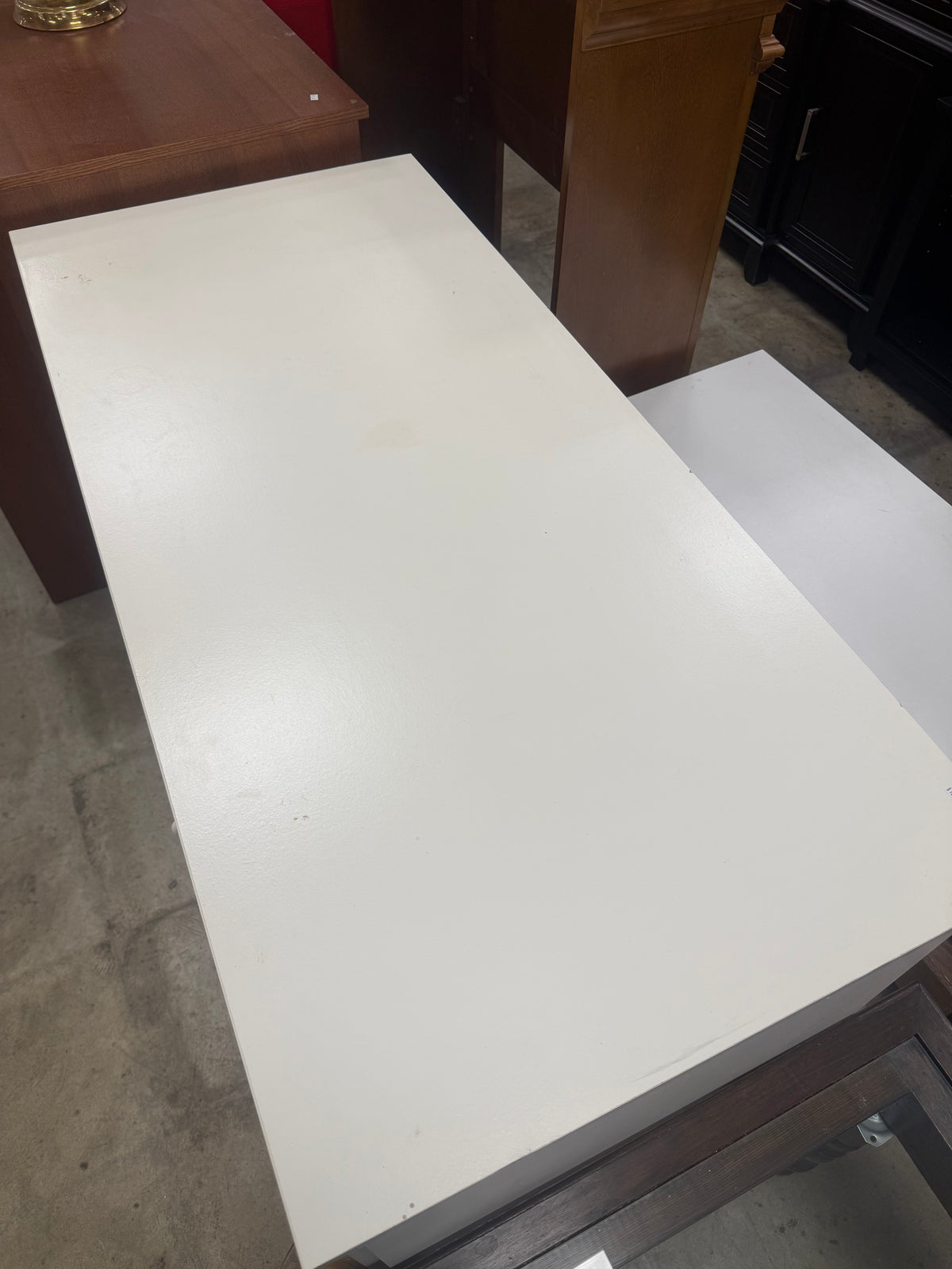 White Multi-Storage Computer Desk