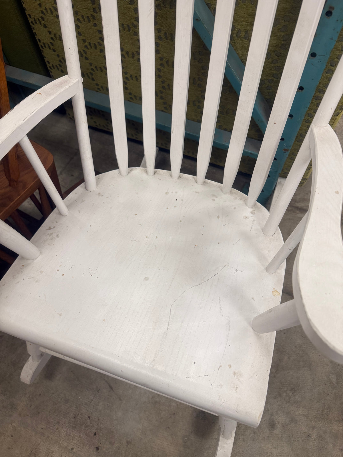 White Rocking Chair