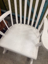 White Rocking Chair