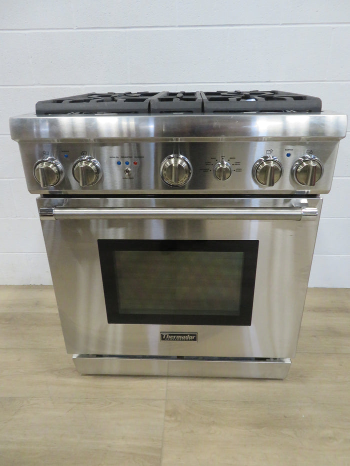 30" Four Burner Gas Stove - Stainless Steel