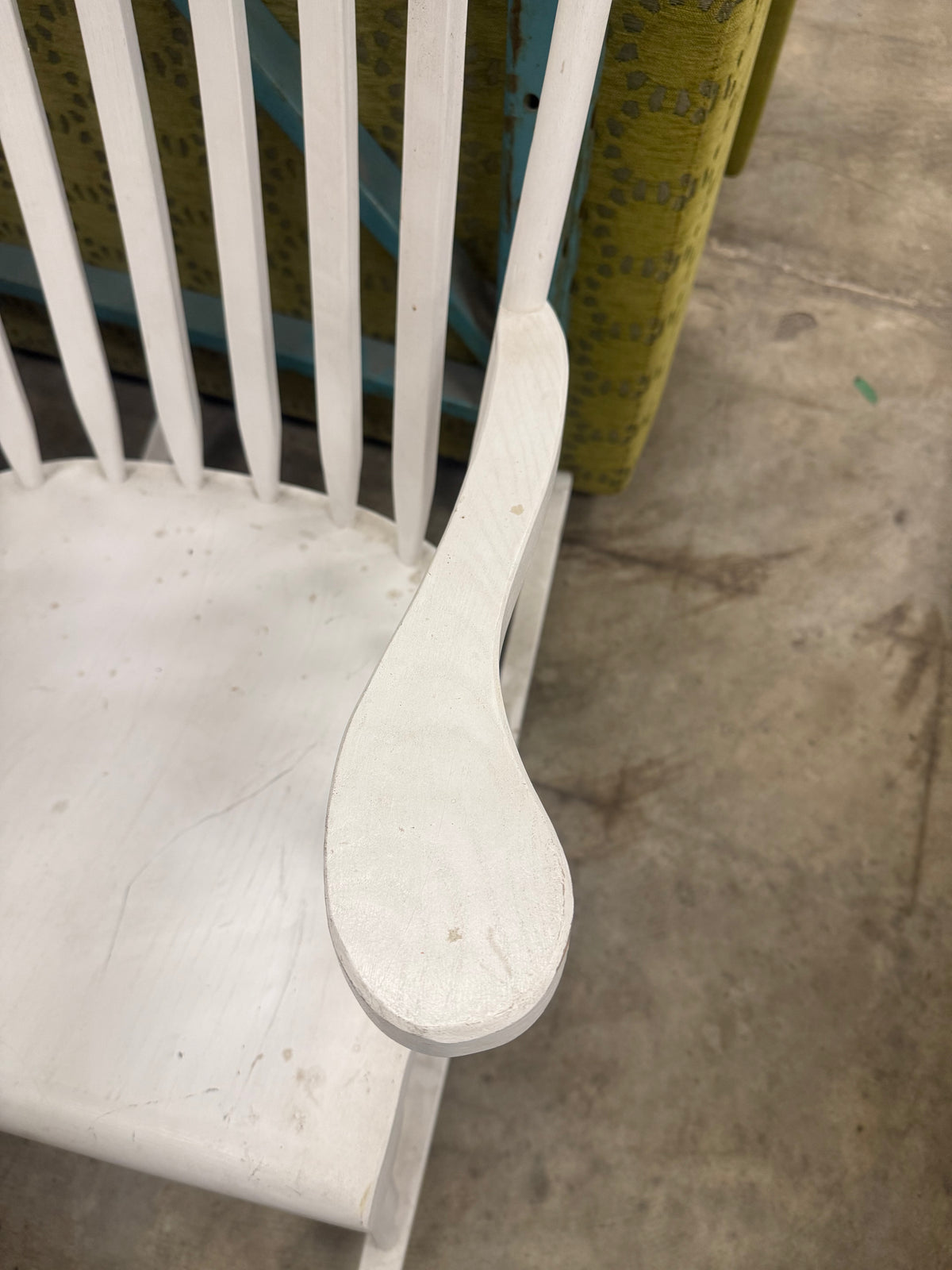 White Rocking Chair