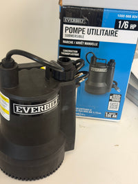 1/12 HP Portable Submersible Utility Pump