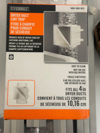 Dryer Duct Lint Trap