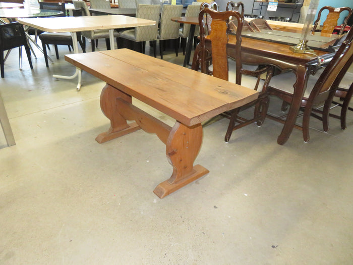54"W Solid Wood Table