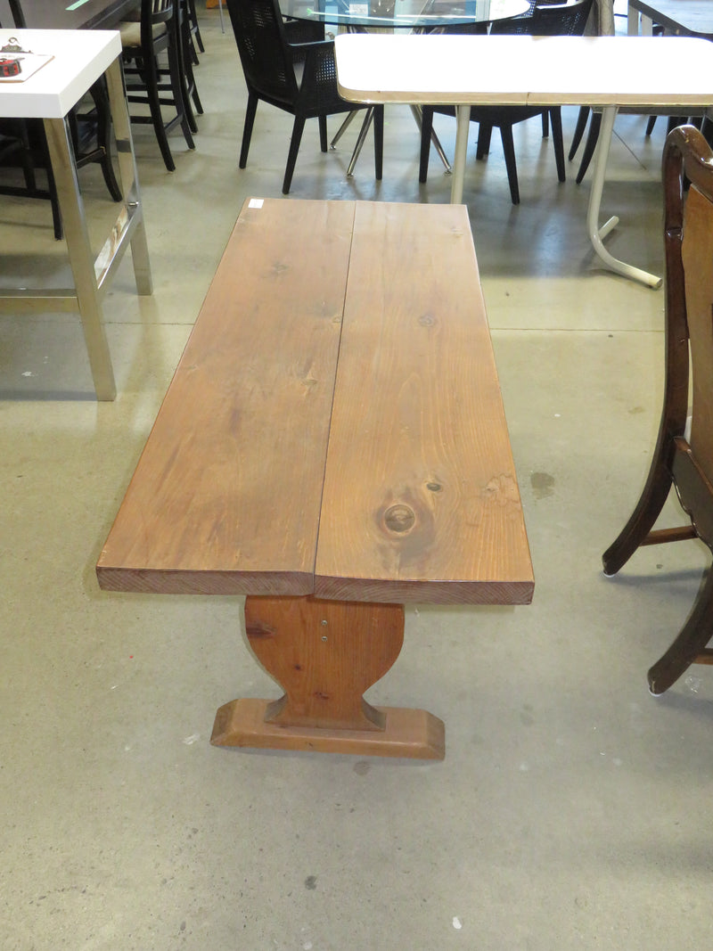54"W Solid Wood Table