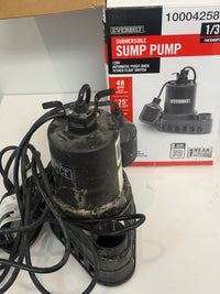 1/3 HP Plastic Sump Side w/TFS