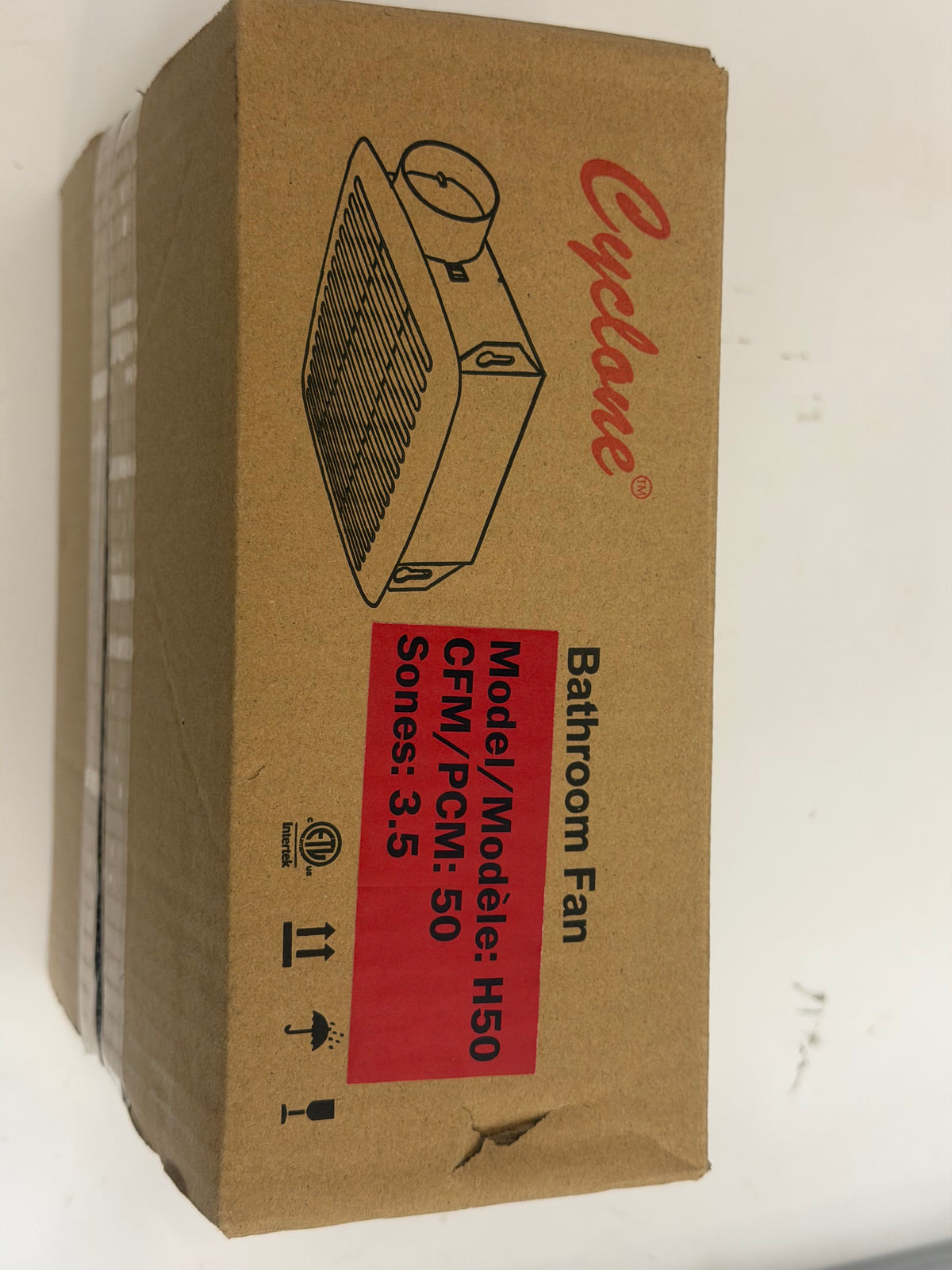 Cyclone Quiet Bathroom Fan