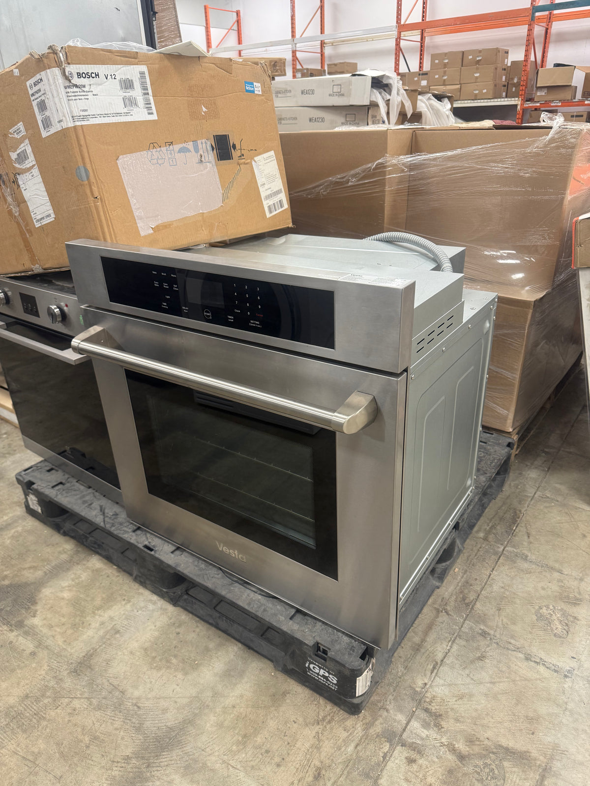 Vesta Stainless Steel Single Electric Wall Oven