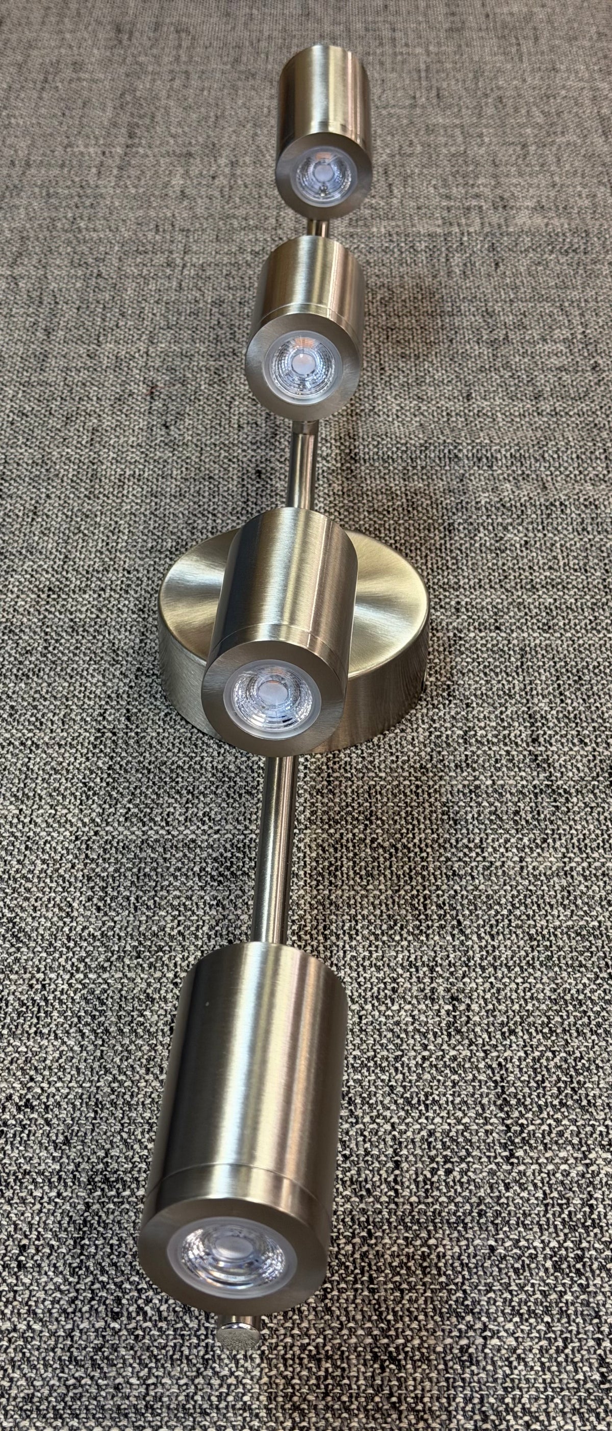 Hampton Bay 4-Light Directional LED Track Lighting - Brushed Nickel