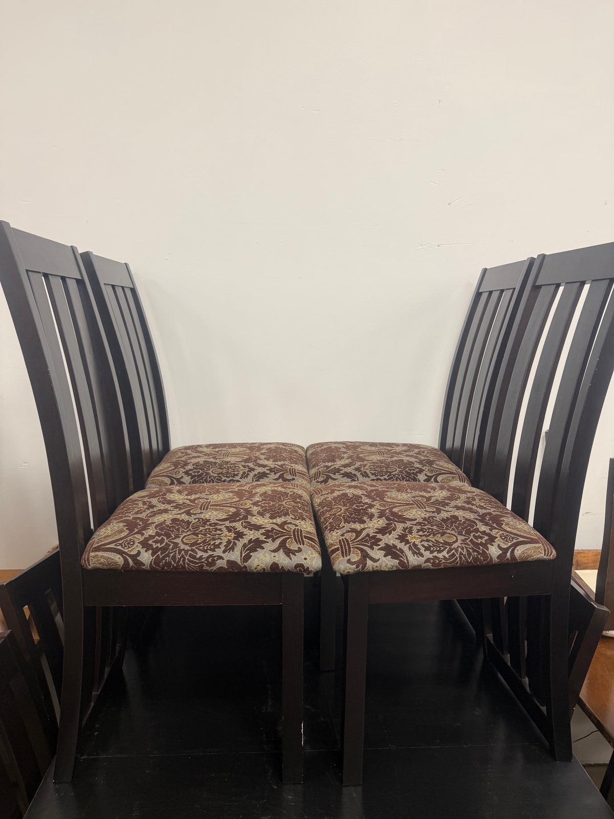 Dark Brown Rectangular Dining Set