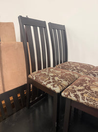 Dark Brown Rectangular Dining Set