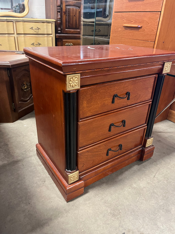 Three-Drawer Solid Wood Dresser