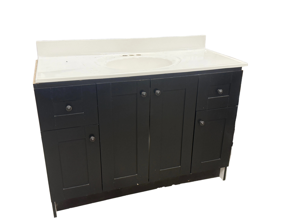 Black Freestanding Bathroom Vanity