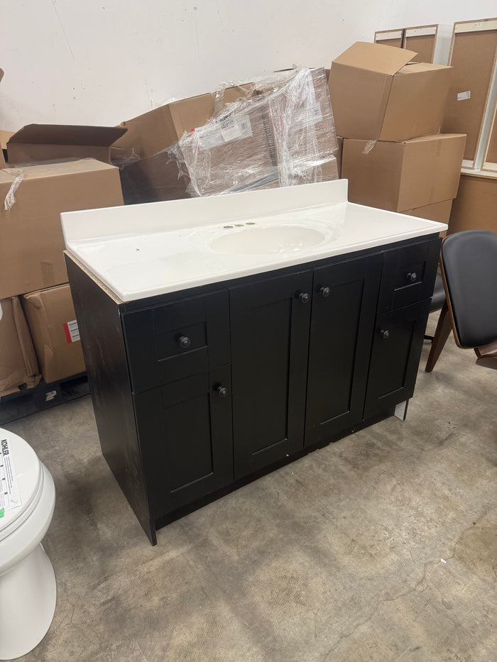 Black Freestanding Bathroom Vanity