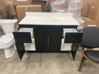 Black Freestanding Bathroom Vanity