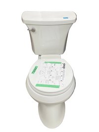White Kohler 2-Piece Elongated Toilet
