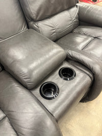 Greyson Leather Reclining Loveseat