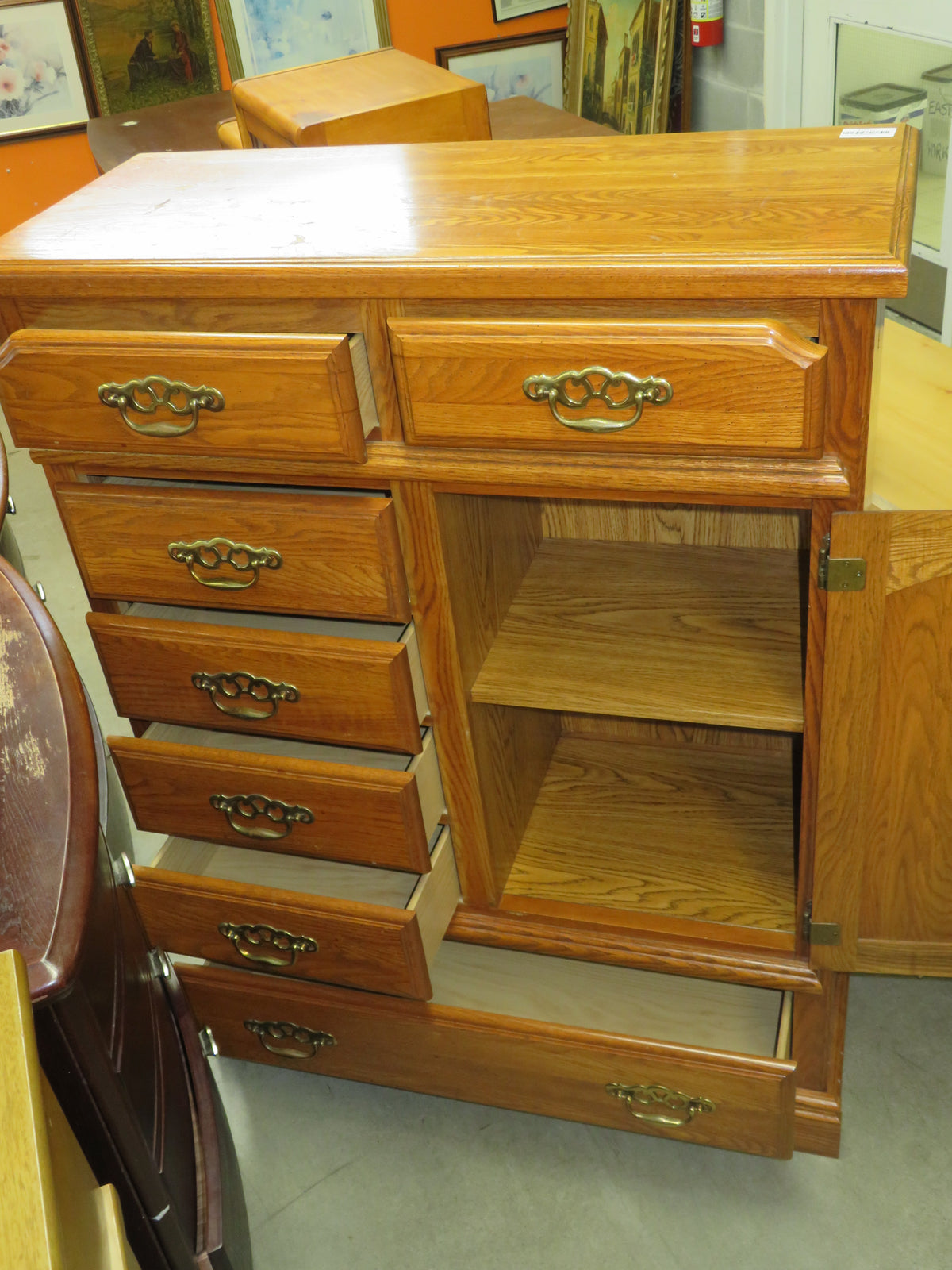 40"W Wooden Cabinet