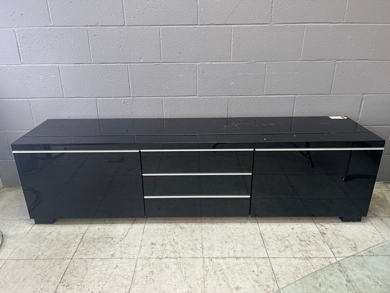 71" Black TV Stand