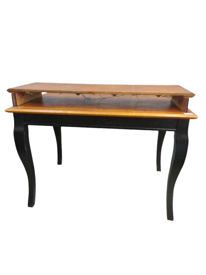 54"W x 37"H Wood Dining Table with Single Leaf