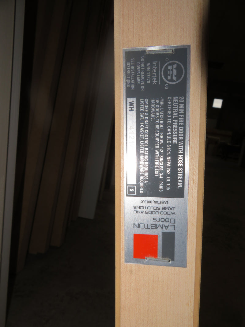 37.75"W x 83"H Door