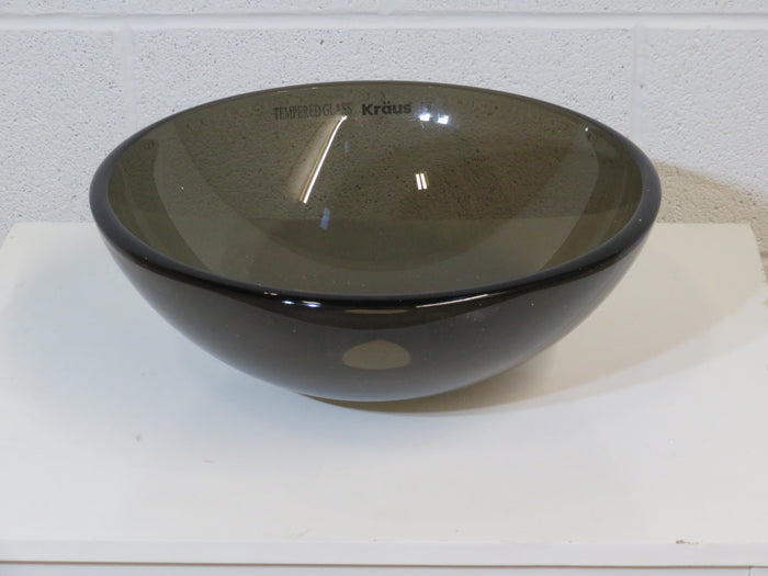 14"W Tempered Glass Sink