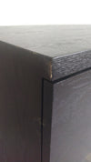 Dark Grey Oak Dresser with Polished Brass Pulls