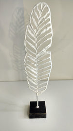 Papier-mâché Feather Sculpture Decor